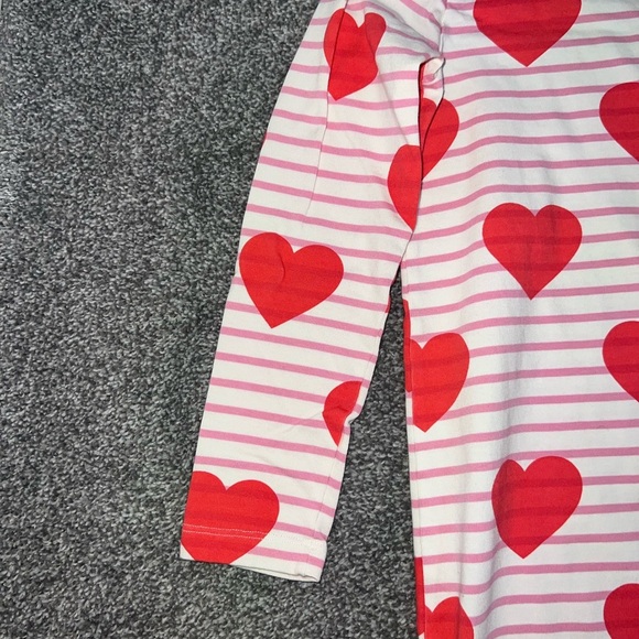 BODEN Fun Breton Dress in Poppy Red Stripe Heart - Picture 5 of 13